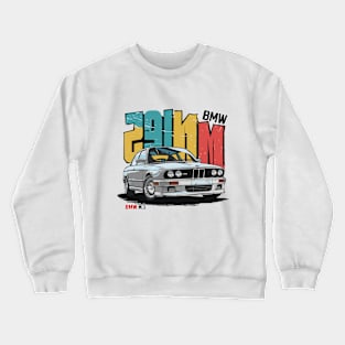 Bmw M3 E30 Vintage Car Crewneck Sweatshirt